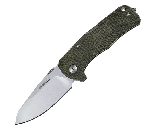 Кишеньковий ніж Lionsteel TM1 Canvas (TM1 CVG), Покриття клинка: Satin