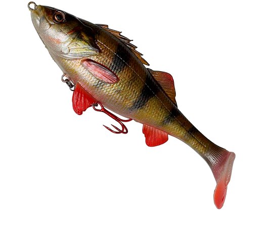 Силікон  Savage Gear 4D Perch Shad SS 125mm 25.0g #01 Perch (поштучно) 61794