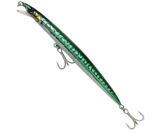 Воблер Savage Gear Sandeel Jerk Minnow S 110mm 7.0g Green mackerel PHP (63996), Колір: Green mackerel PHP