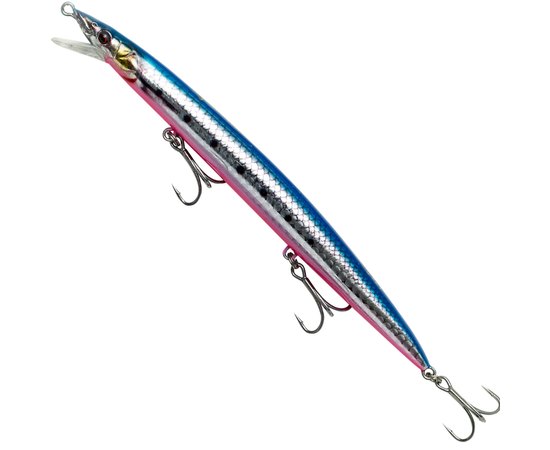 Воблер Savage Gear Sandeel Jerk Minnow S 145mm 17.0g Pink Belly Sardine PHP (64005), Цвет : Sardine