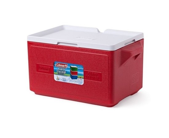 Термобокс Cooler 48 Can Stacker Red Coleman (76501375213), Колір: Червоний