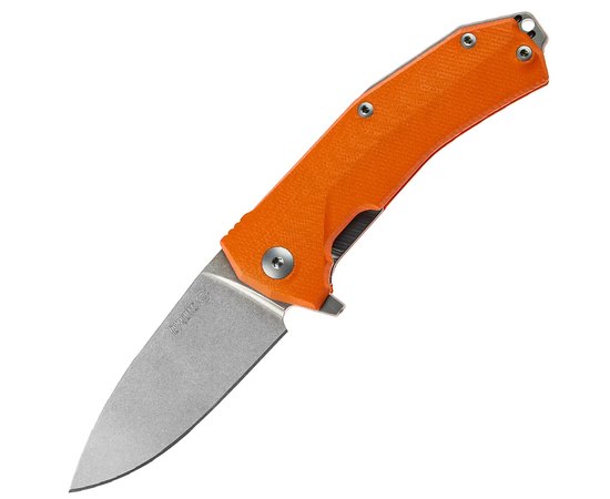 Карманный нож Lionsteel KUR orange (KUR OR), Цвет : Оранжевый, Покрытие клинка: SW (Stonewash)