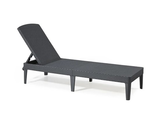 Шезлонг пластиковый Keter Jaipur Sun lounger серый (8711245144870)