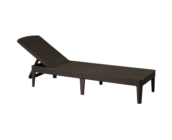 Шезлонг пластиковий Keter Jaipur Sun lounger віскі коричневий (8711245144894)