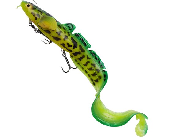 Силикон Savage Gear 3D Line Thru Burbot FS 360mm 216.0g Firetiger (поштучно) 72391, Цвет : Firetiger