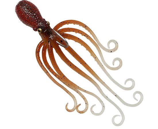 Силикон Savage Gear 3D Octopus 100mm 35.0g Brown Glow (поштучно) 63881, Цвет : Brown Glow