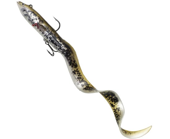 Силікон Savage Gear 4D Real Eel 300mm 80.0g Olive/Pearl PHP (поштучно) 63770, Колір: Olive Pearl