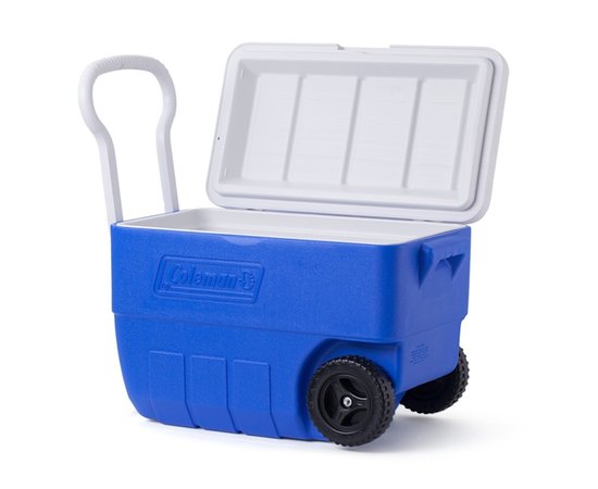 Термобокс Cooler 50QT WHLD Blue Low PRO Coleman (76501325072)