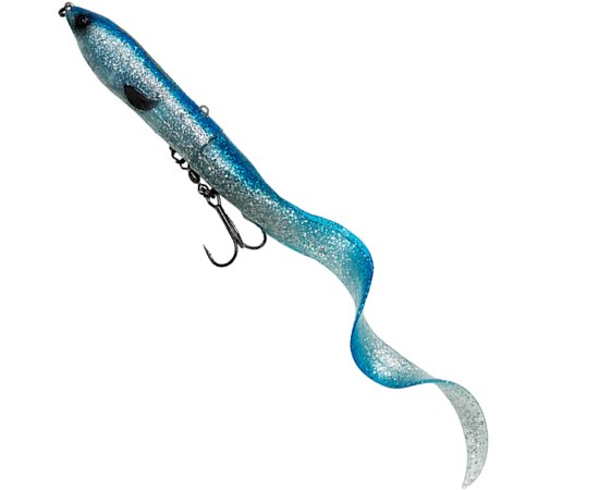 Воблер Savage Gear 3D Hard Eel 170SS 2+1 170mm 50.0g Blue Silver (74132), Колір: Blue Silver