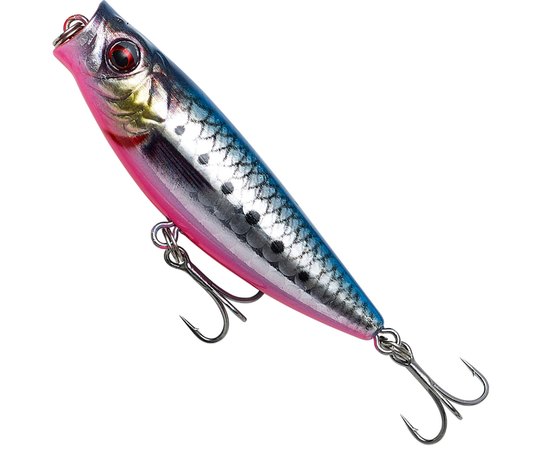 Воблер Savage Gear 3D Minnow Pop Walker F 66mm 8.0g Pink Belly Sardine PHP (64082), Колір: Pink Belly Sardine PHP