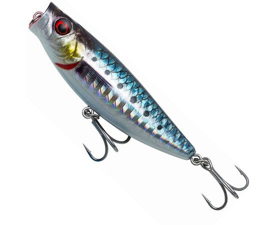 Воблер Savage Gear 3D Minnow Pop Walker F 66mm 8.0g Sardine PHP (64081), Цвет : Sardine PHP