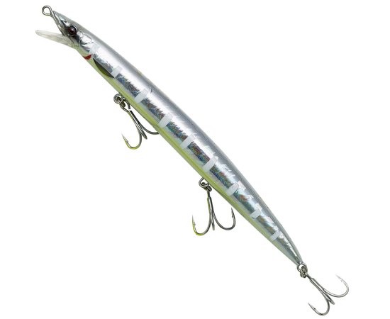 Воблер Savage Gear Sandeel Jerk Minnow S 175mm 29.0g Zebra Glow (64021), Цвет : Zebra Glow