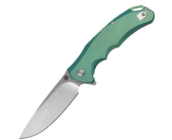 Кишеньковий ніж  Artisan Tradition Titanium Mint Green (1702G-GN), Колір: Зелений, Покриття клинка: SW (Stonewash)