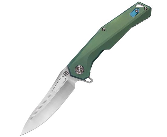 Кишеньковий ніж Artisan Zumwalt S35VN Titanium Mint Green (1808G-GNS), Колір: Зелений