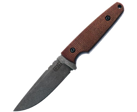 Ніж тактичний  Za-Pas Handie Stonewash (brown micarta, kydex sheath) HAN-ST-M-BR, Колір: Коричневий