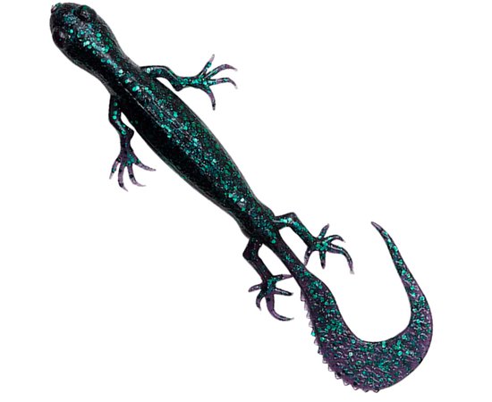 Силікон Savage Gear 3D Lizard 100mm 5.5g Green Pumpkin Purple (6 шт/уп) 77450, Колір: Green Pumpkin Purple