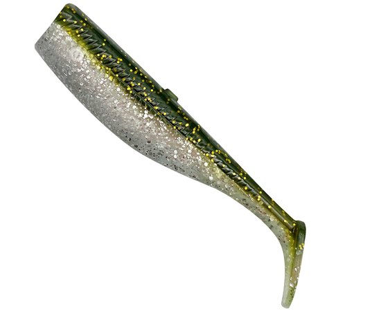 Силікон Savage Gear Minnow Tail 100mm 10.0g Green Silver (5 шт/уп) 72462, Колір: Green Silver