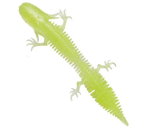 Силикон Savage Gear Ned Salamander 75mm 3.0g Clear Chartreuse (5 шт/уп) 77466, Цвет : Clear Chartreuse