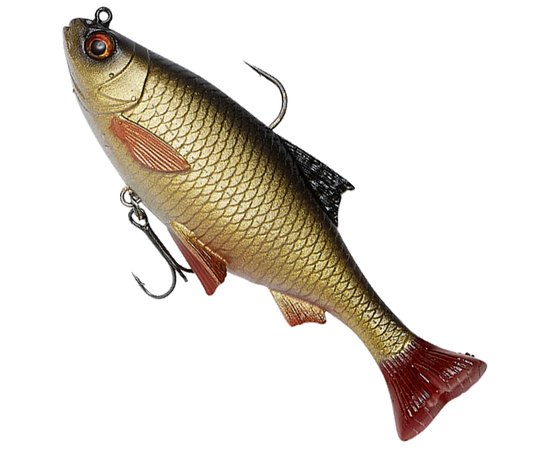 Силикон Savage Gear 3D Roach Pulsetail 130mm 38.5g Rudd (2 шт/уп) 63724, Цвет : Rudd