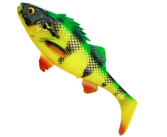 Силикон Savage Gear 4D Perch Shad 125mm 20.0g Firetiger (поштучно) 73957, Цвет : Firetiger