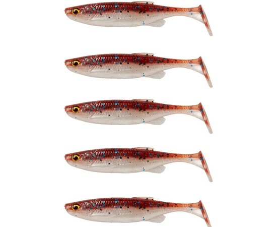 Силікон Savage Gear Fat Minnow T-Tail 90mm 7.0g Smelt (5 шт/уп) 76988, Колір: Smelt