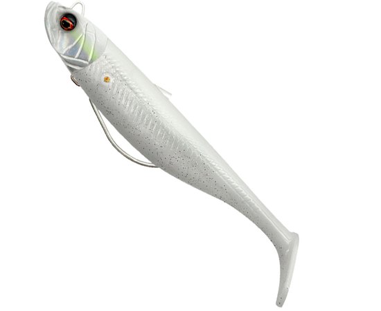 Силикон Savage Gear Savage Minnow WL 100mm 16.0g Sinking White Pearl Silver (2+1 шт/уп) 72440, Цвет : White Pearl Silver