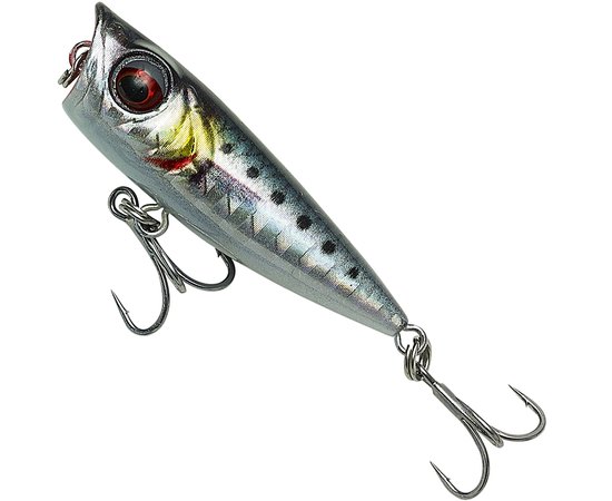 Воблер Savage Gear 3D Minnow Popper F 43mm 2.6g Sardine PHP (64067), Цвет : Sardine PHP