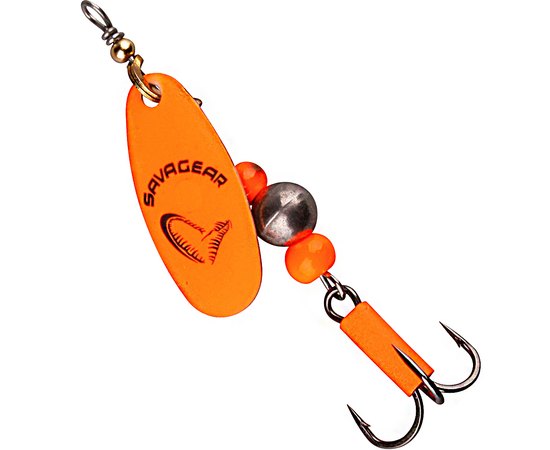 Блесна Savage Gear Caviar Spinner #4 14g 06-Fluo Orange (42315), Цвет: Fluo Orange