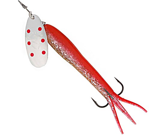 Блесна Savage Gear Flying Eel Spinner #3 23.0g 09-Red Silver (43637), Цвет: Red Silver