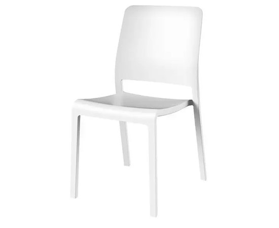 Стул садовый пластиковый Keter Charlotte Deco Chair белый (3076540146581), Цвет: Белый