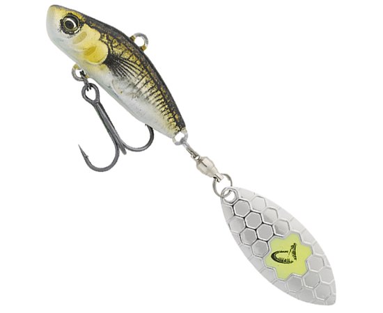 Тейл-спіннер Savage Gear 3D Sticklebait Tailspin 73mm 13.0g Green Silver Ayu (76813), Колір: Green Silver Ayu