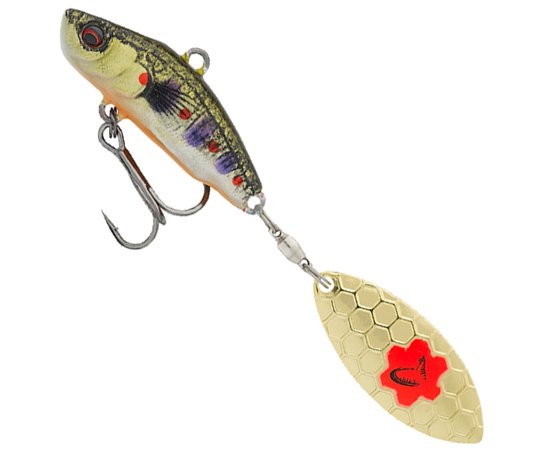 Тейл-спіннер Savage Gear 3D Sticklebait Tailspin 80mm 18.0g Brown Trout Smolt (76821), Колір: Brown Trout