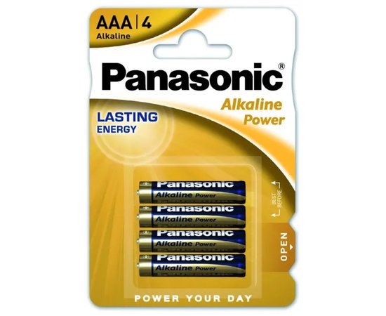 Батарейка Panasonic ALKALINE POWER AAА BLI 4 шт (LR03REB/4BPR)