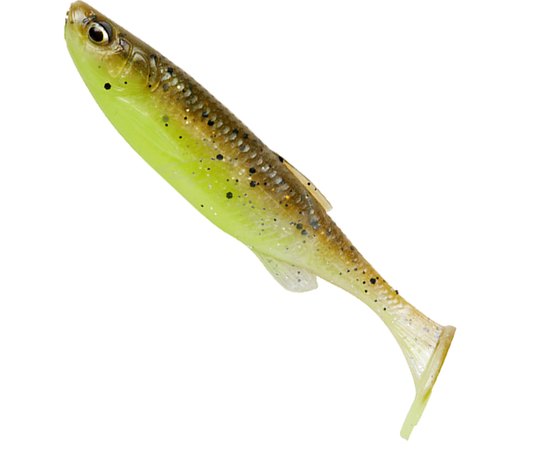 Силикон Savage Gear Fat Minnow T-Tail 105mm 11.0g Green Pearl Yellow (поштучно) 76971, Цвет : Green Pearl Yellow