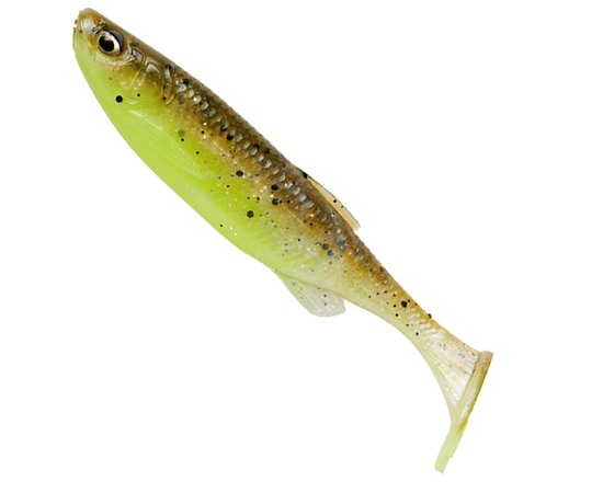 Силікон Savage Gear Fat Minnow T-Tail 130mm 20.0g Green Pearl Yellow (поштучно) 76977, Колір: Green Pearl Yellow