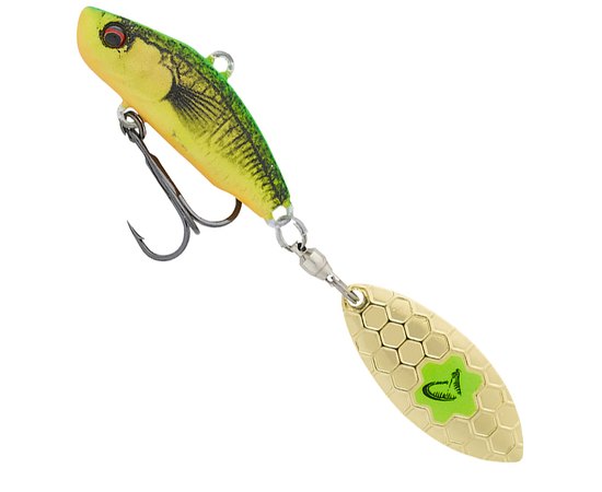 Тейл-спіннер Savage Gear 3D Sticklebait Tailspin 65mm 9.0g Firetiger (76809), Колір: Firetiger