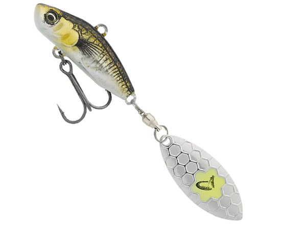 Тейл-спіннер Savage Gear 3D Sticklebait Tailspin 65mm 9.0g Green Silver Ayu (76808), Колір: Green Silver Ayu