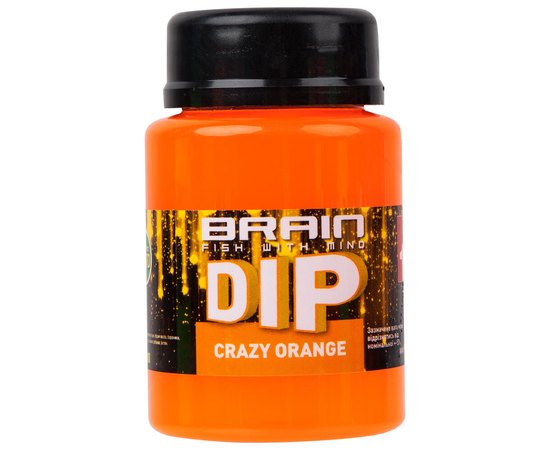 Діп для бойлів Brain F1 Crazy Orange Апельсин 100ml (1858.02.98), Смак: Апельсин