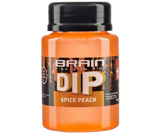 Дип для бойлов Brain F1 Spice Peach Персик/Специи 100ml (1858.04.20), Вкус: Персик, специи