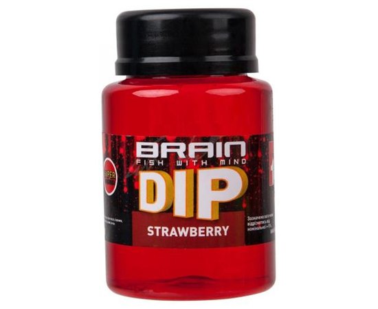 Діп для бойлів Brain F1 Strawberry Полуниця 100ml (1858.03.02), Смак: Полуниця