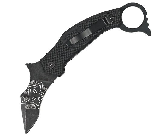 Ніж керамбіт Fox MOA Black Blade black (FX-653)