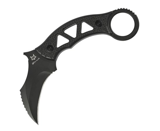 Нож керамбит Fox Tribalk Black Blade black (FX-803)