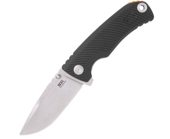 Нож туристический SOG Tellus ATK, Black/Blaze Orange (11-06-02-43), Цвет : Black/Orange, Покрытие клинка: SW (Stonewash)