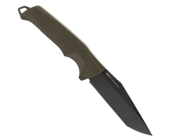 Ніж туристичний SOG Trident FX OD Green/Straight Edge (17-12-03-57), Колір: Зелений, Тип ріжучої кромки: Гладке лезо