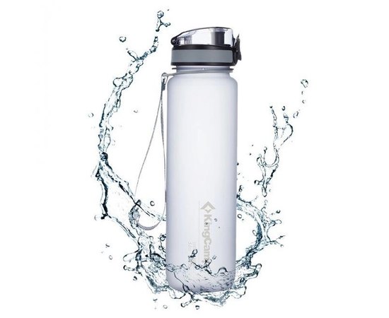 Бутылка для воды KingCamp Tritan Bottle 1L medium grey (KA1136), Цвет: Grey