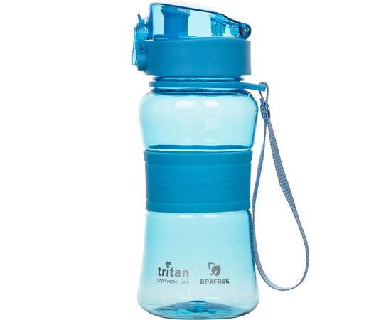 Бутылка для воды Casno 400 мл KXN-1104 Tritan Голубая (KXN-1104_Aqua_Tritan), Цвет: Blue