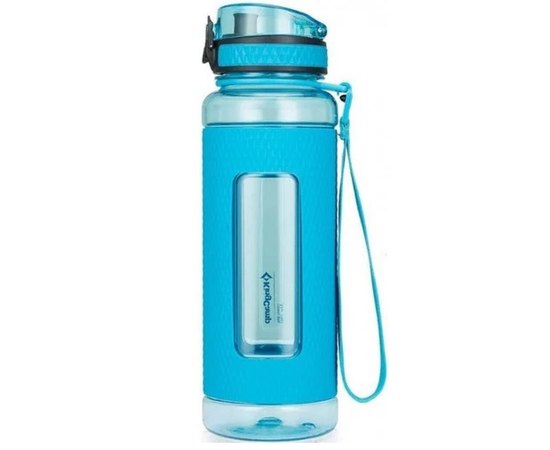 Бутылка для воды KingCamp Silicon Tritan Bottle 1L royal blue (KA1144), Цвет: Blue