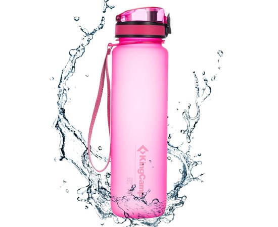 Бутылка для воды KingCamp Tritan Bottle 1L pink (KA1136), Цвет: Pink