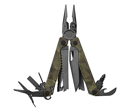 Мультитул Leatherman CHARGE PLUS CAMO FOREST 832710, Цвет: Camo