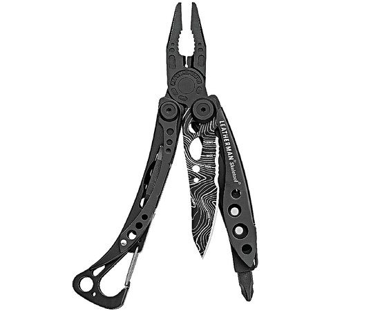 Мультитул Leatherman Skeletool TOPO 832755, Колір: Damasc steel